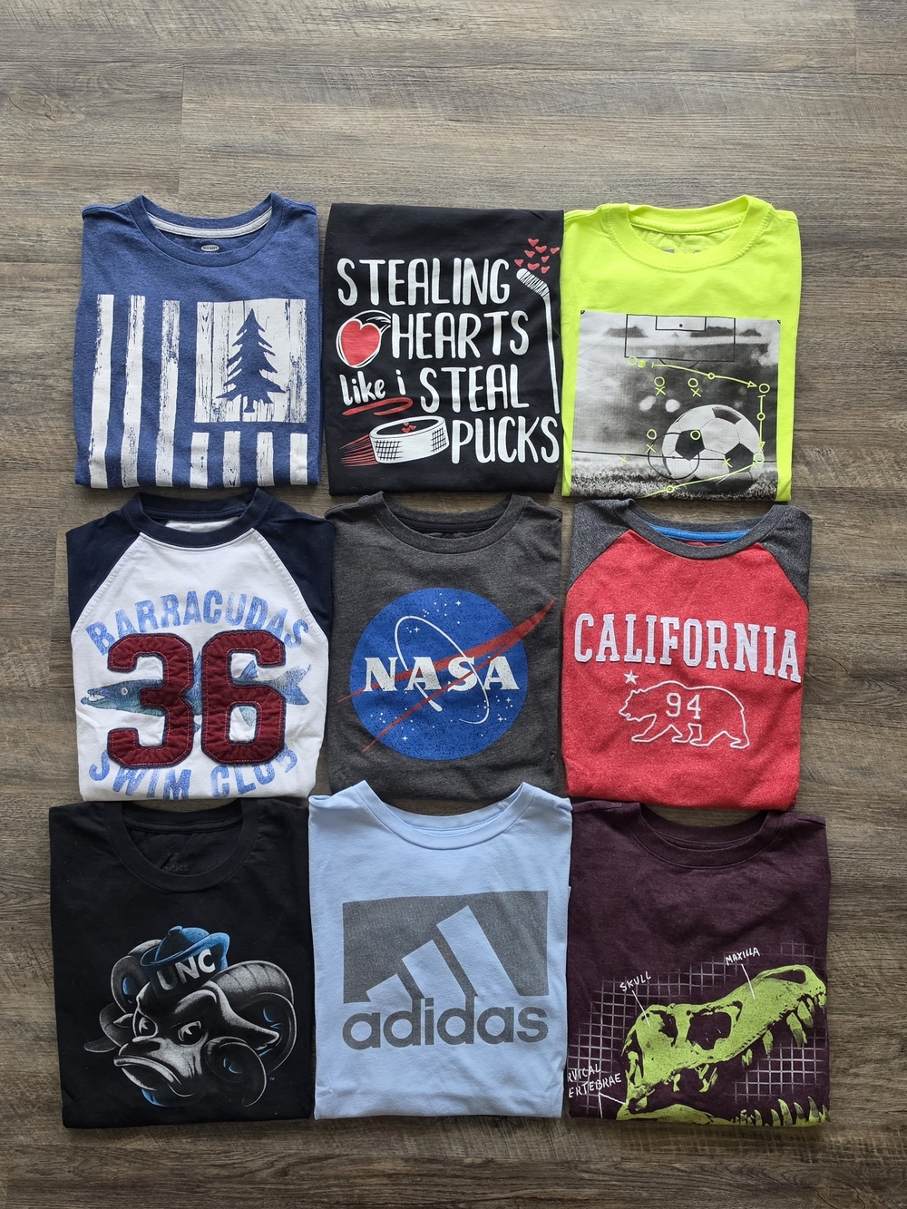 Boys T-Shirt Lot Of 9